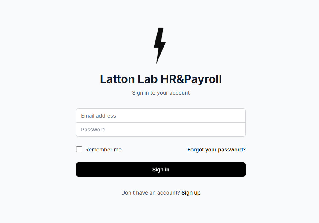 Login Interface